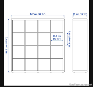 ikea Kallax Regal zu verschenken Bild 1