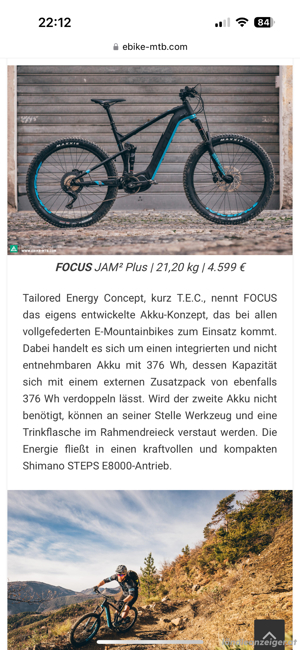 Focus Jam2 Plus E-MTB Fully Bild 8