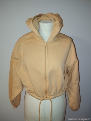 H&M Cropped Zip Hoodie 