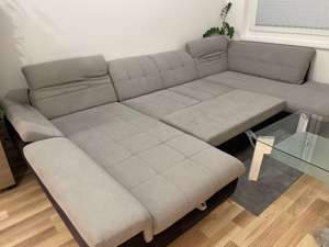 Sofa U- Form mit Bettfunktion inkl. Tisch Bild 3