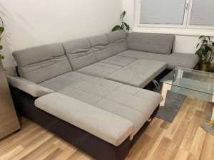 Sofa U- Form mit Bettfunktion inkl. Tisch Bild 2