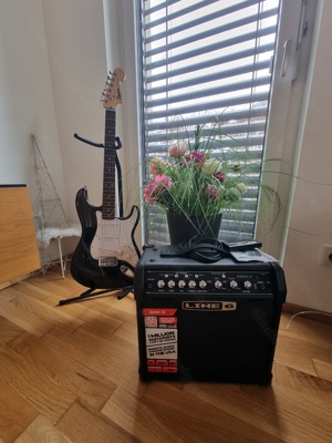 Squier Sonic by Fender mit Verstärker Line 6 Bild 3