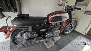 Triumph T150 V Trident, Dreizylinder Oldtimer Bild 2