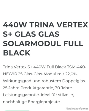 Solar Module 440W Triana Bild 3