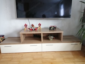 TV Board mit Wandboard - TV Tisch