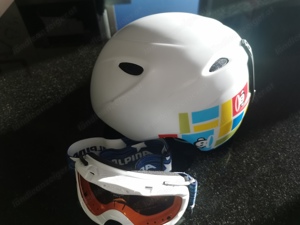 Giro Skihelm XS S und Alpina Skibrille Bild 3