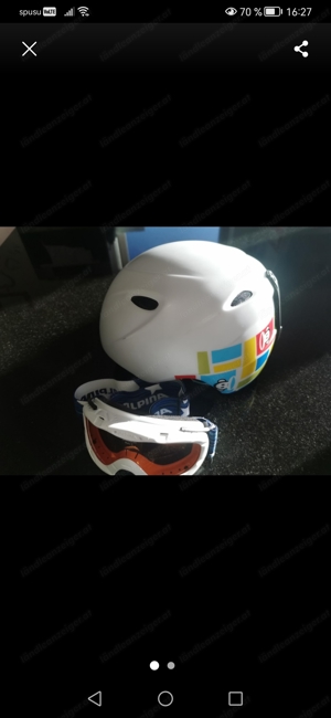 Giro Skihelm XS S und Alpina Skibrille Bild 1