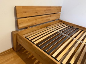 Eichenholz Bett (140 cm) Bild 2