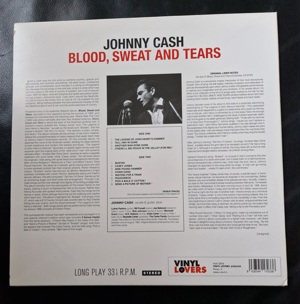 Johnny Cash - Blood, Sweat and Tears LP Bild 2