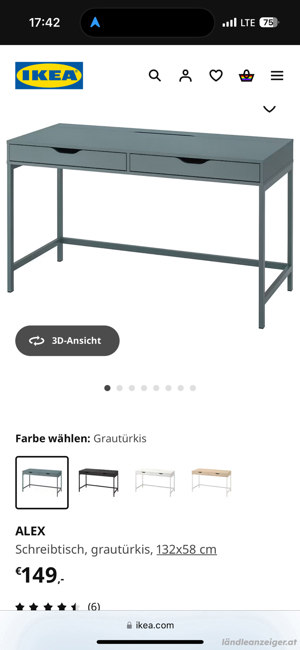 Schreibtisch Ikea  Bild 3