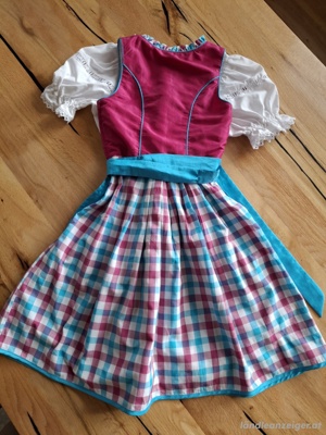 Dirndl Mädchen Gr 128 Bild 3