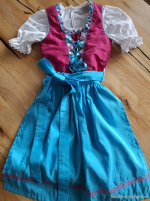 Dirndl Mädchen Gr 128 Bild 1