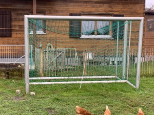 2x Alu Fußballtore inkl. neue Netze