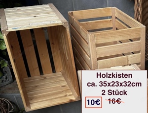 Wäschekorb - Einkaufskorb Kistchen Holz ab 3,60Euro Bild 4