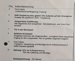 Poolüberdachung zum Schnäppchenpreis  Bild 3