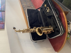 Musikinstrument Saxophon Bild 1