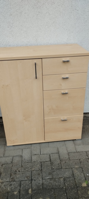 Schrank mit 4 Schubladen Maße B 87cm T 43cm H 103cm Bild 4