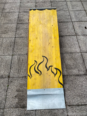 Skateboard   Fahrrad Schanze Bild 3