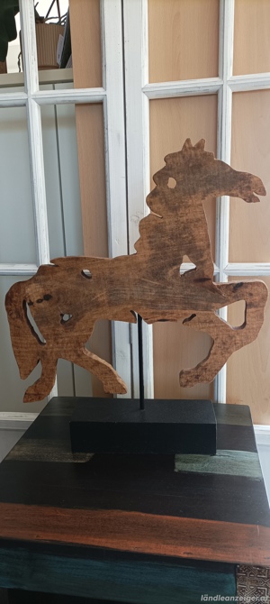 Deko Pferd ,Holz, handgemacht Bild 4