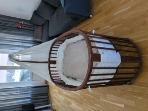 Stokke Sleepi, komplett mit Bettwäsche, braun Bild 2