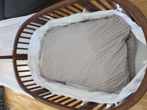 Stokke Sleepi, komplett mit Bettwäsche, braun Bild 6