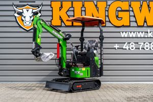 Minibagger NX10 Bagger 1000 kg mit Joystick Kingway Deutschland Bild 4