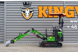 Minibagger NX10 Bagger 1000 kg mit Joystick Kingway Deutschland Bild 3