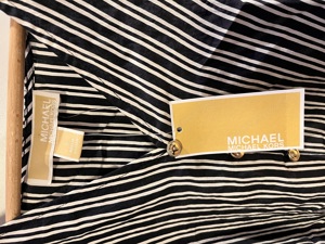 Neu mit Etikett, Michael Kors Bluse dunkelblau Bild 3