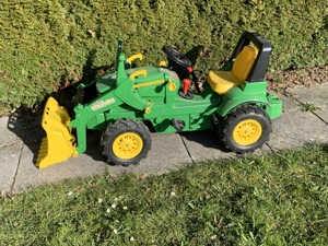 John Deere - Kinder Trettraktor mit luftreifen und Schaufel