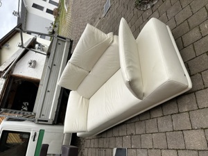 Leder Couch  Bild 1