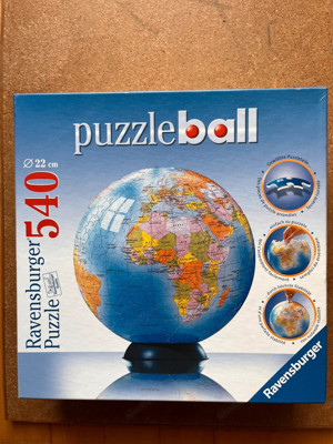 Ravensburger Puzzleball 540 Teile Die Erde - sehr guter Zustand!