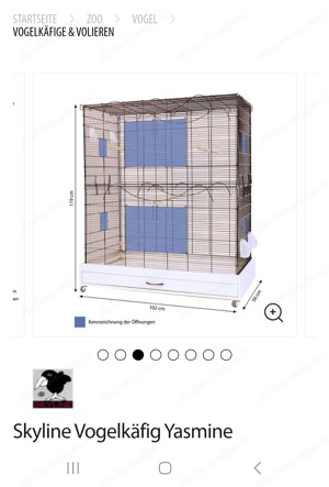 Vogelkäfig Skyline Jasmine Bild 1