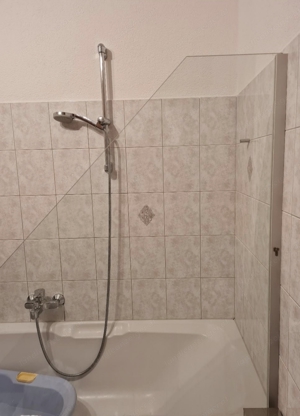 Duschwand Glas Badewanne Bild 3