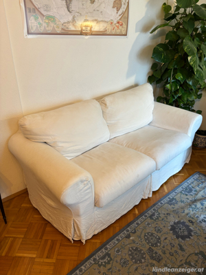 Ikea Ektorp 2er Sofa weiß Bild 3