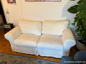 Ikea Ektorp 2er Sofa weiß Bild 1