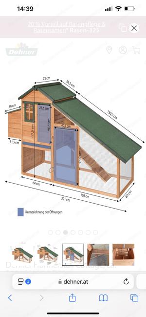 Hühnerstall von Dehner Bild 2