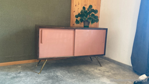 Sideboard Schränkchen Messingfüße retro vintage