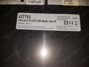 Fernseher Metz Axio pro 42-LED 200 Media twin R 42TT62 Chassis 610 L1 defekt Bild 8