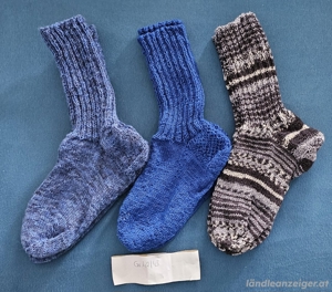 Neue handgestrickte Socken in versch. Größen & Farben Bild 2