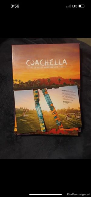 2 ticket Coachella Music Festival - Wochenende 1 (eins): 3 Tage GA Pass Apr 11-13