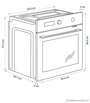 Backofen Backrohr mit Dampfgar- + Pyrolyse und Garantie Bild 2