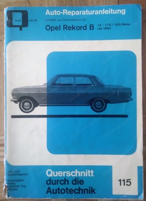 Opel Record B Reparaturanleitung Bild 1