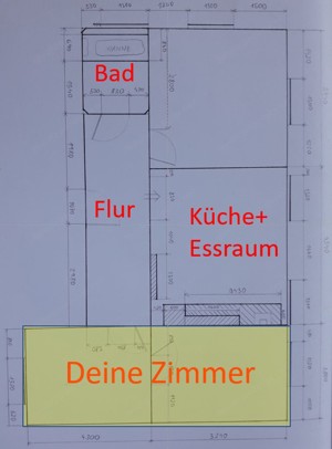 2-Zimmer in heller 2er-WG   Top Lage & viel Platz! Bild 3