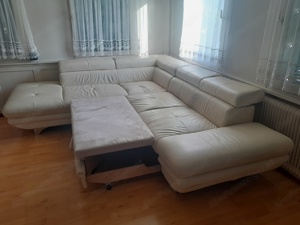 Verkaufe gebrauchtes Ecksofa mit Schlaffunktion! Bild 3