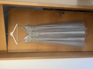 Ballkleid silber