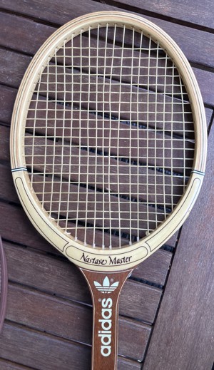 Tennisschläger Adidas Holz - Nastase Master - LM 4 1 2 Bild 4