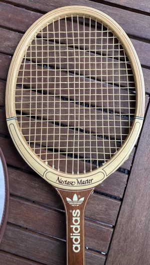 Tennisschläger Adidas Holz - Nastase Master - LM 4 1 2 Bild 3