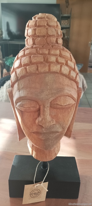 Buddha Skulptur Holz