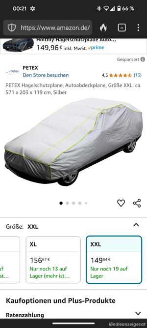 Hagelschutzplane, Auto Abdeckplane Bild 5