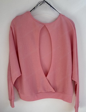 Damen Pullover mit Rücken cut out Bild 2